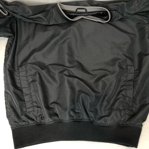 CABELA'S Mens Windbreaker Pullover Windcrest Black V Neck Pockets Size M #950357 - Picture 5 of 7